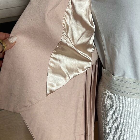 Preen Line Pink Blazer XS Pleated Back Fitted Jacket Cotton Stretch (312) - Picture 12 of 16